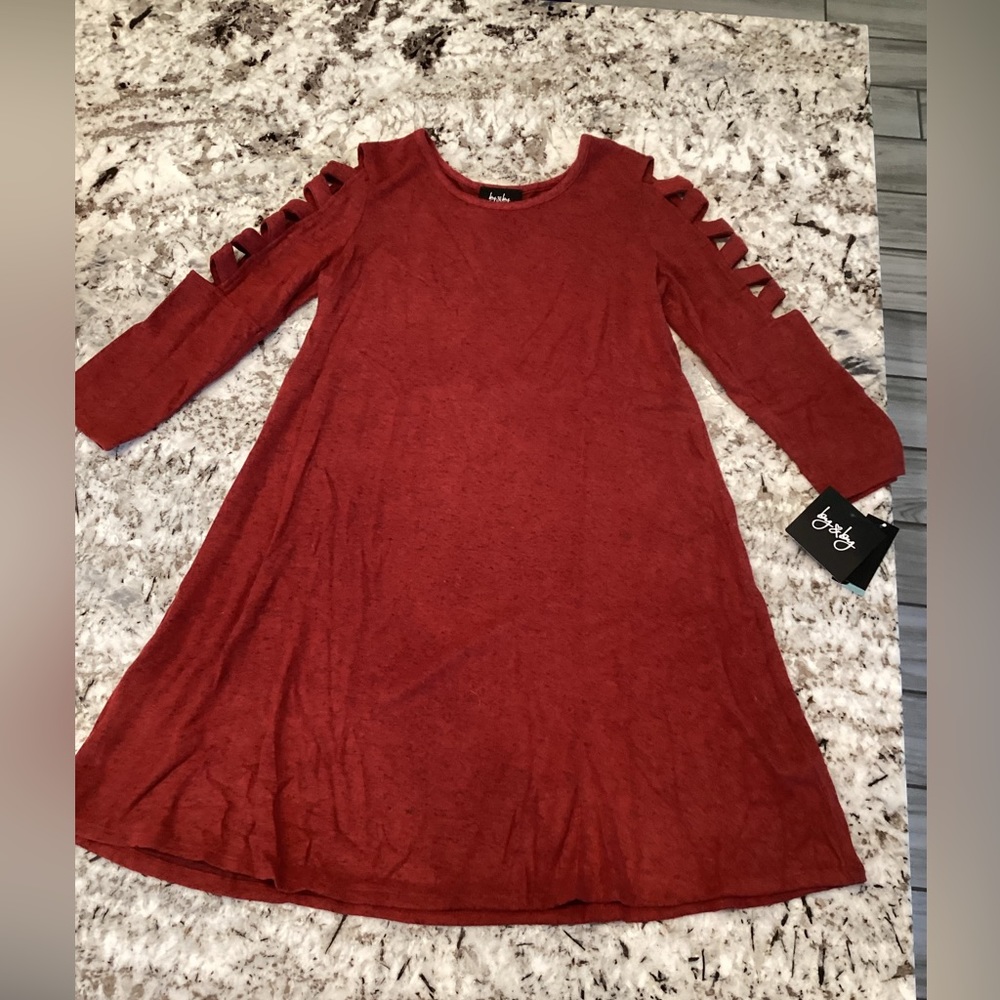 By & By, M, Red Dress